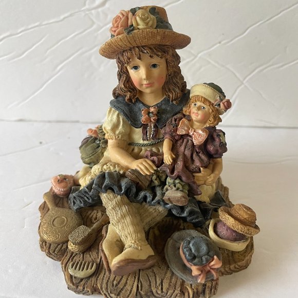 Lot of 4 Yesterday's Child Figurines Dollstone Boyds Collection - Picture 7 of 16